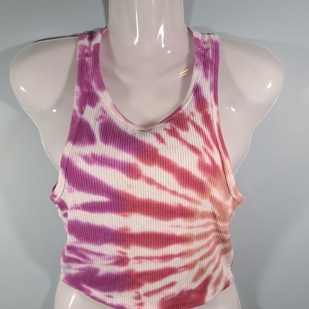 Aeropostle Tie Dye Cropped Tank, Med